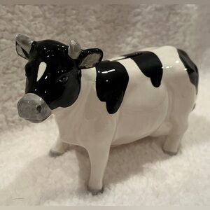 Otagiri Ceramic Holstein Cow Bank, vintage, Japan, cute
